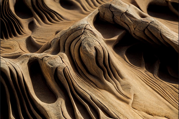 Zandsculptuur in het zand