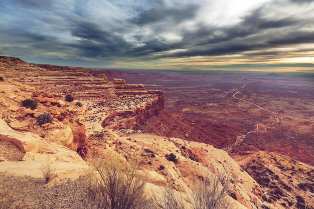 Zandsteenformaties in Utah, VS