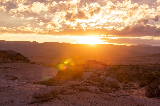 Zandsteenformaties in Utah, VS