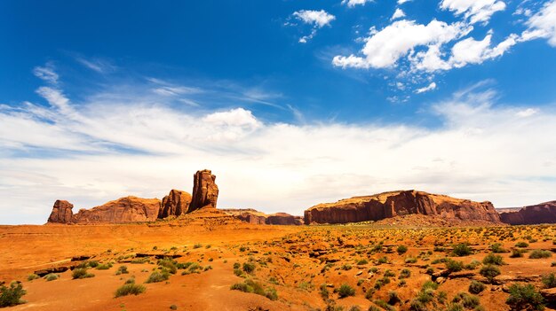 Zandsteenlandschap van Monument Valley