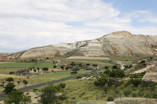 Zandstenen heuvels in Cappadocië