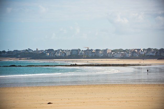 Zandstrand in Saint Malo