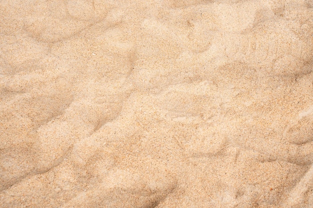Zandtextuur achtergrond Close-up van het strand zand achtergrond Bovenbeeld