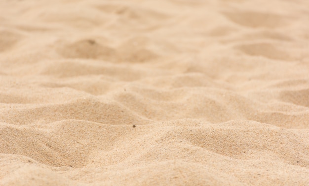 Zandtextuur op het strand als achtergrond