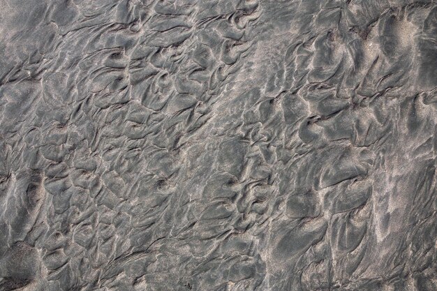 Zandvorming op het strand Natuur Achtergrond