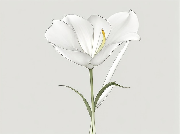 Foto zantedeschia-bloem boeiende botanische elegantie