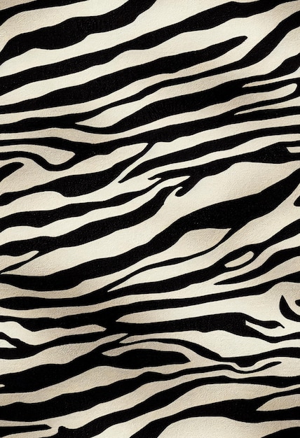 Zebra bont print textuur ontwerp 3d geïllustreerd