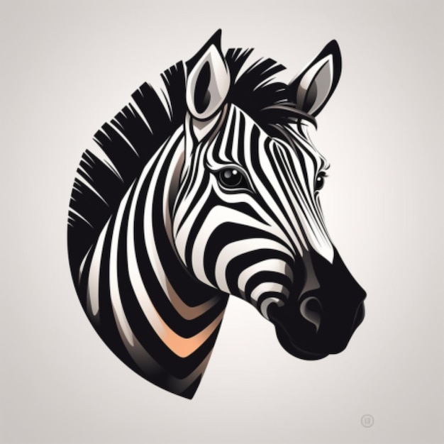 Zebra cartoon-logo 1