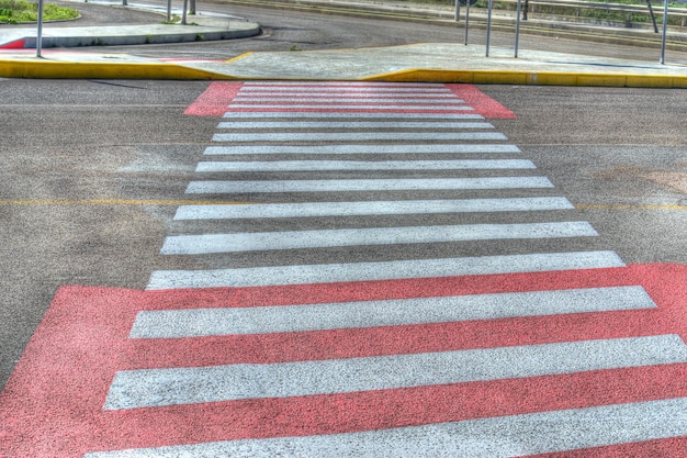 Zebra crossing in hdr tone