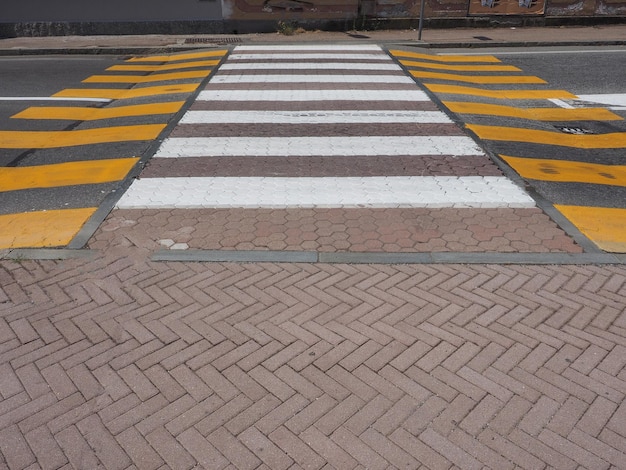 Zebra crossing sign