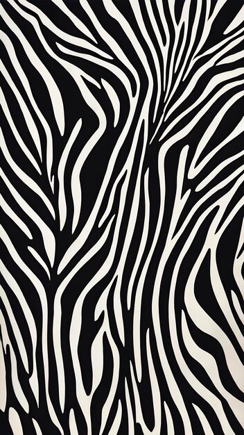 Photo zebra line background digital 3d illustration