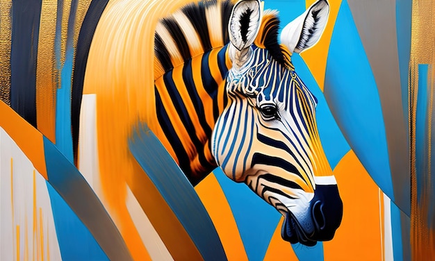 Zebra skin background