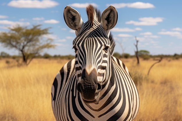 Zebra in the wild