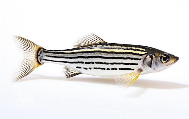 Photo zebrafish research model isolated on a transparent background png