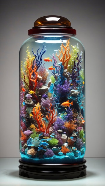 Zee-dieren in een fles