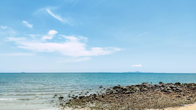 Zee en lucht in Pattaya Beach Thailand