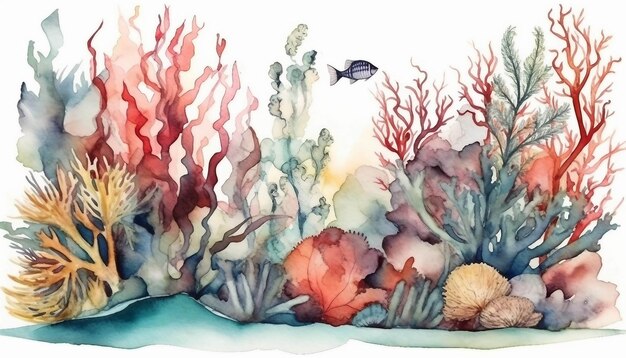 zee- en oceaanillustratie