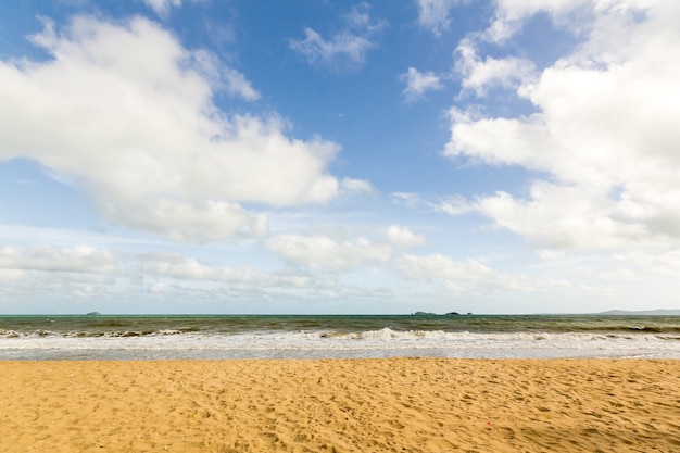 Zee zand lucht