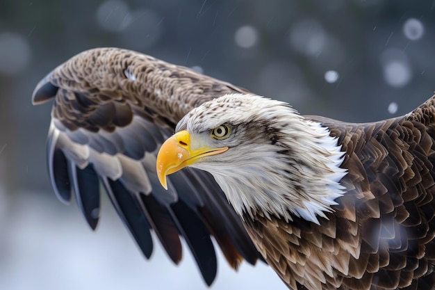 Zeeeigel of witte staart adelaar haliaeetus albicilla