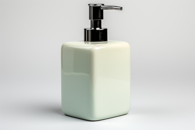 Zeep dispenser op witte achtergrond