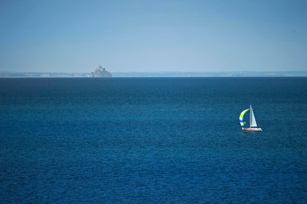 Zeilboot in Bretagne