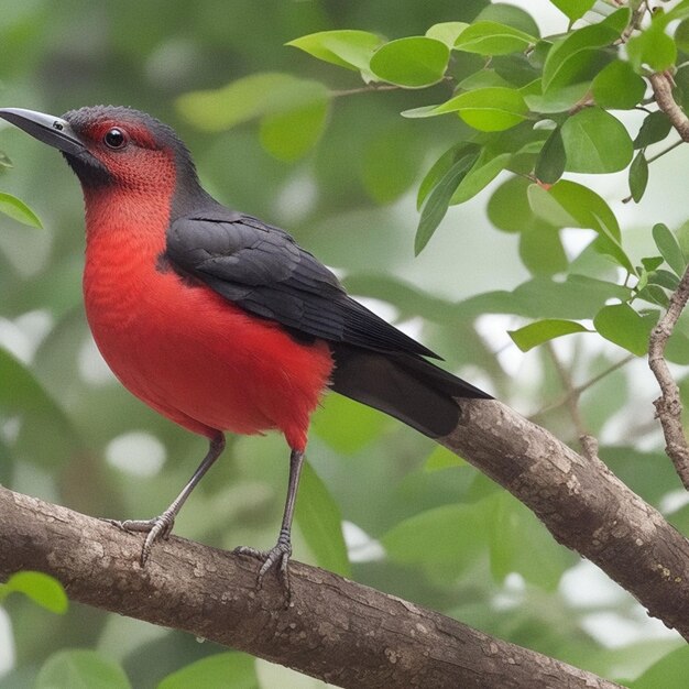 Foto zeldzame vogels met een mooie achtergrond