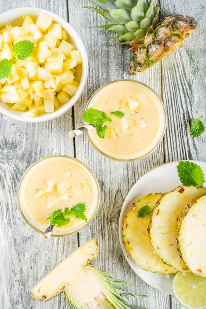 Zelfgemaakte Ananas Smoothie