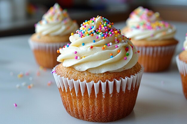 Zelfgemaakte cupcake