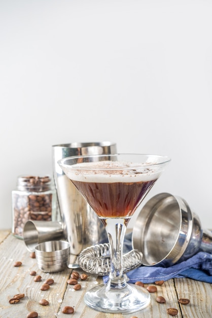 Zelfgemaakte Espresso Martini Cocktail