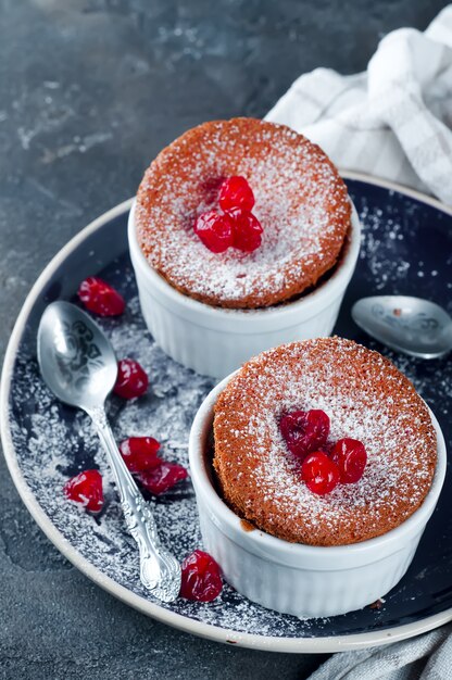 Zelfgemaakte heerlijke soufflé