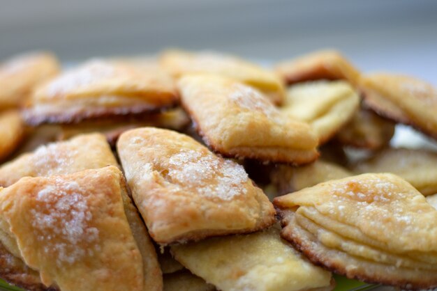 Zelfgemaakte koekjes gebak dessert