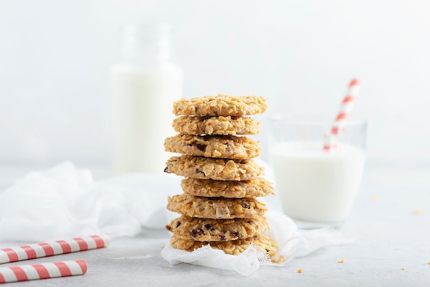 Zelfgemaakte koekjes stapel