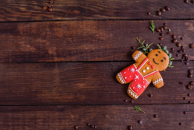 Zelfgemaakte ontbijtkoek kerstkoekjes