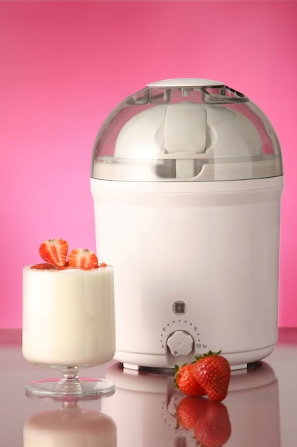 Zelfgemaakte yoghurt machine