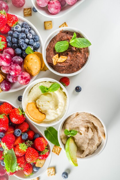Zelfgemaakte Zoete Dessert Hummus