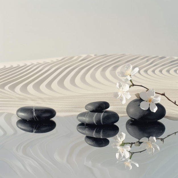 The Zen Elegance of Basalt and Jasmine