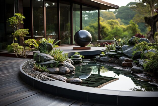 Photo zen garden