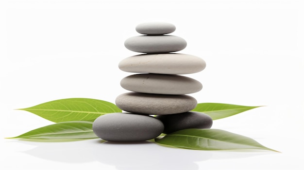 Zen pebblesstone spa and healthcare concept