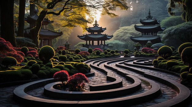 Zen-tuin Schoonheid en rust