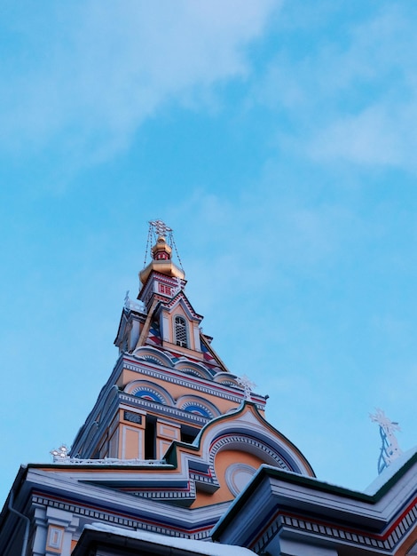 Zenkov Cathedral in winter almatykazakhstan