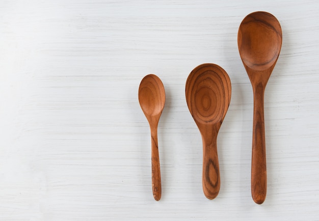 Zero waste kitchen wooden spoon cooked rice ladle