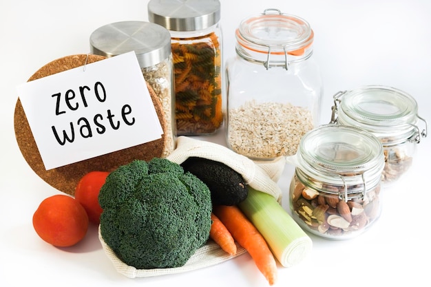 Zerowaste food and healthy organic food