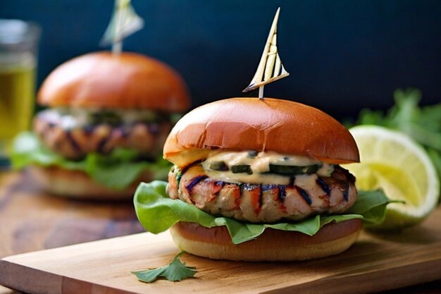 Zesty Bluefin Tuna Burger Recept met Spicy Aioli