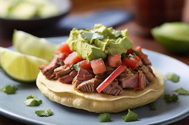 Zesty Bluefin Tuna Tostadas Recipe with Guacamole and Salsa