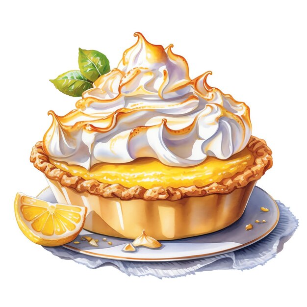 Zesty Delights Irresistible Lemon Meringue Pie Muffins and Sorbet Dessert Temptations