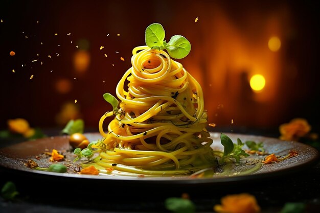 Photo zesty zoodle pasta perfection