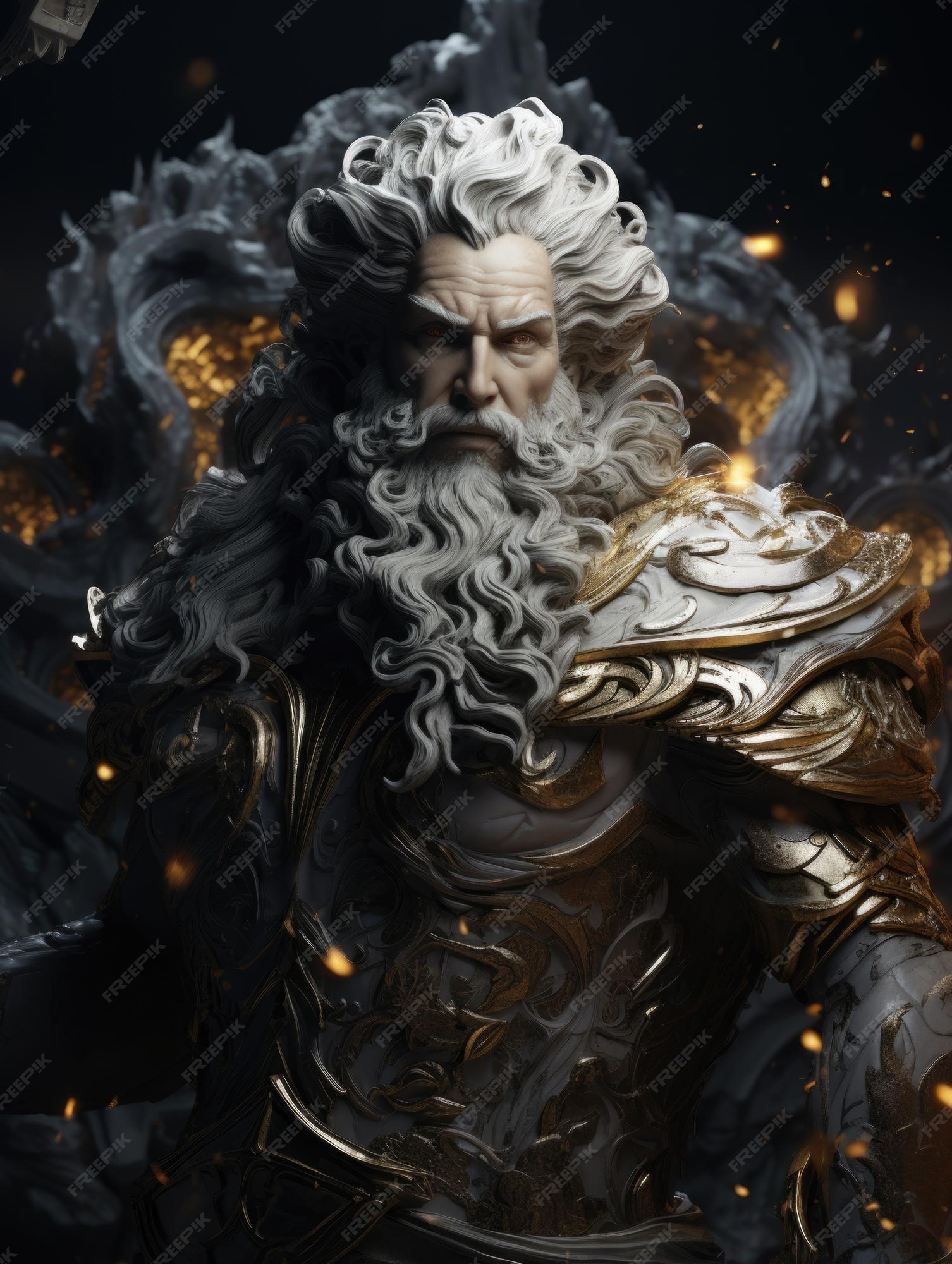Premium AI Image | Zeus Historical Old and Ancient Mythology Olympic