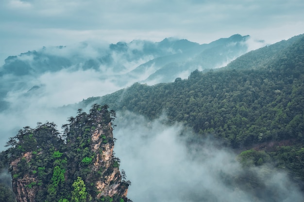 Zhangjiajie-bergen, china