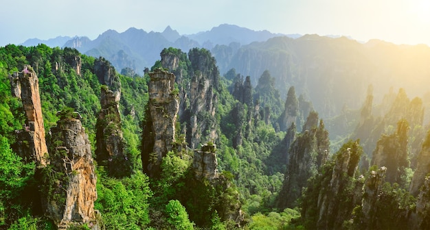 Photo zhangjiajie mountains china