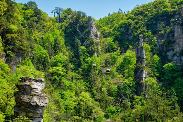 張家界山、中国